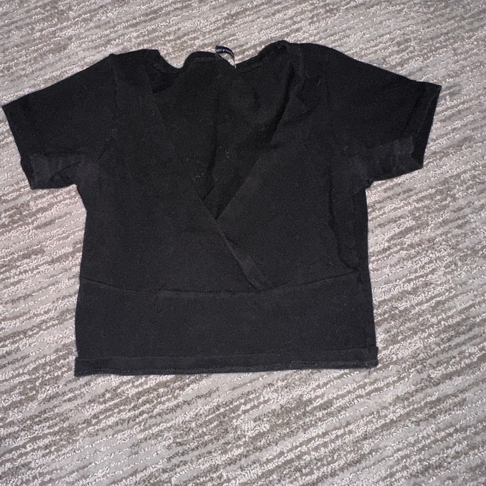 Brandy Melville Black Short Sleeve Top